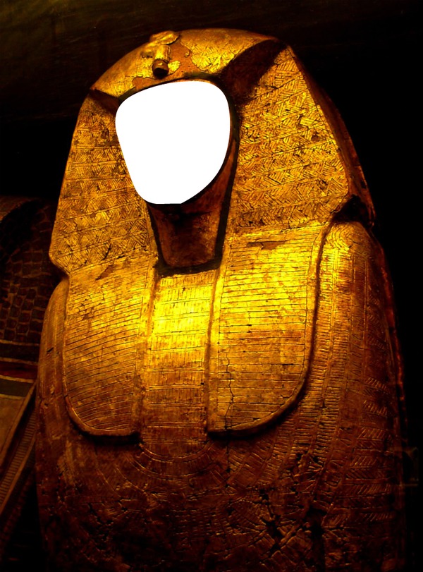 Egypte ancienne -masque de pharaon Valokuvamontaasi