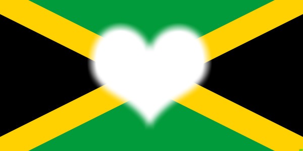 Jamaica flag Fotomontage