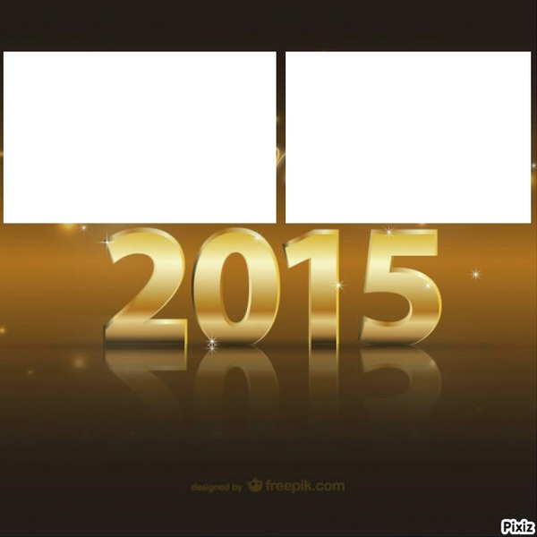 Bonne Année 2015 Fotomontaż