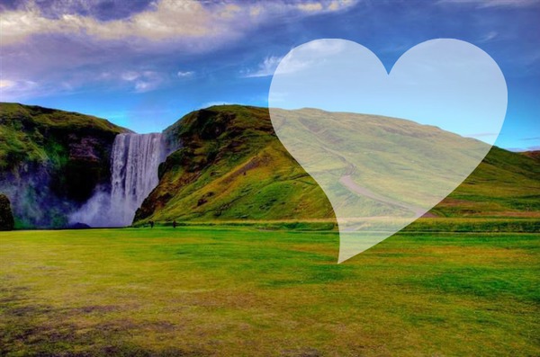Islande Photomontage