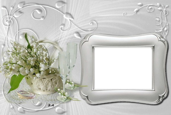 Svatba, svatební Fotomontage