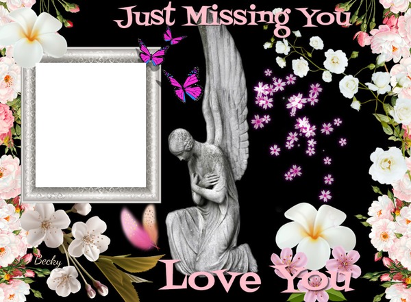 JUST MISSING YOU Fotomontage