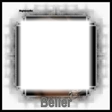 astro belier Photo frame effect
