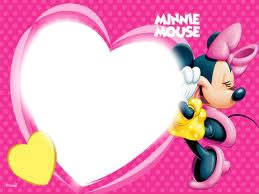 minnie mousse Photo frame effect