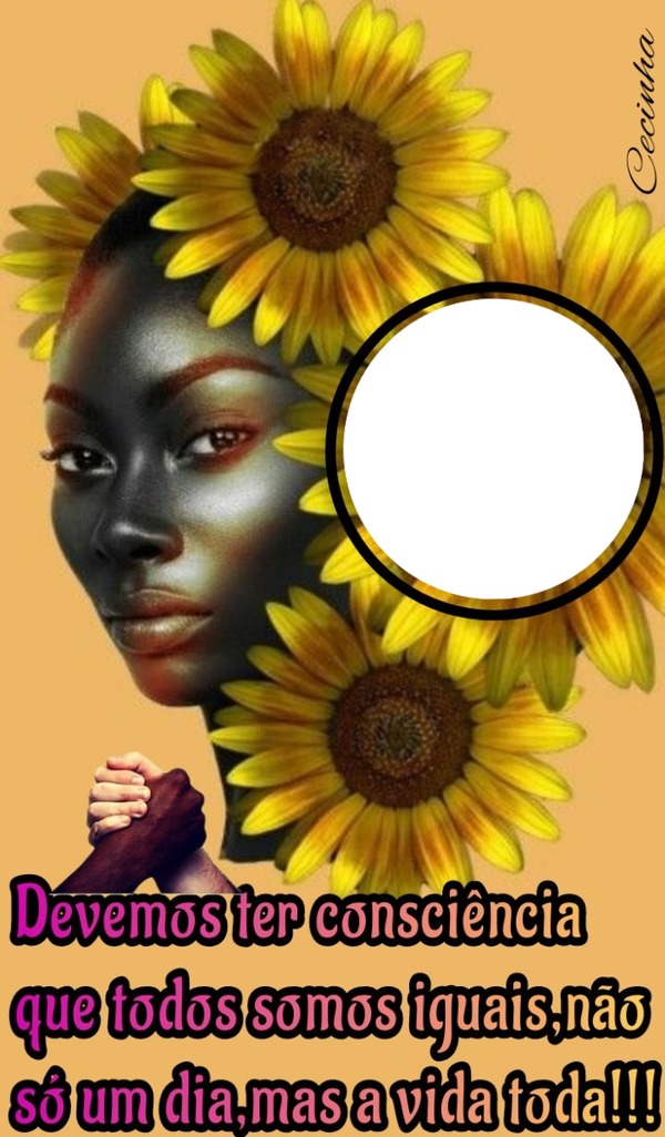 Consciência Negra mimosdececinha Fotomontáž