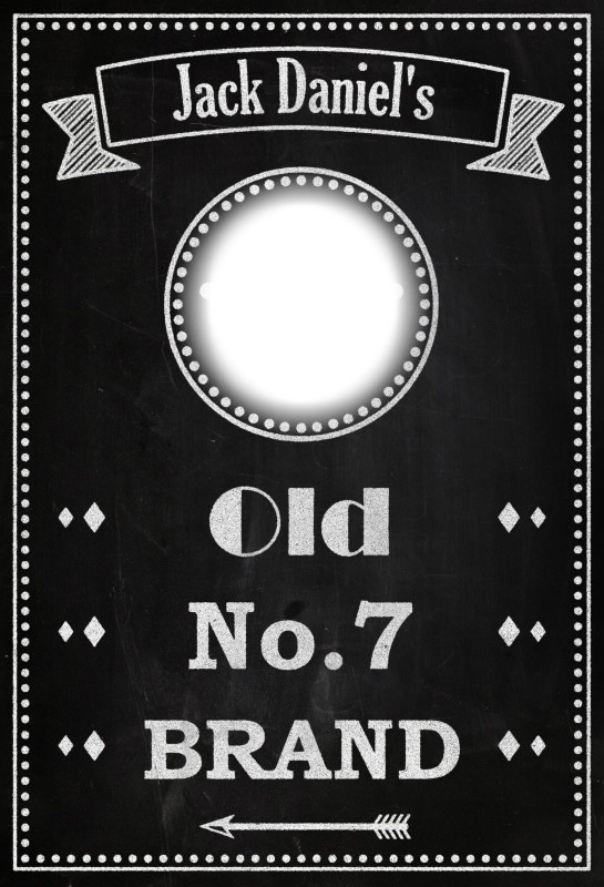 Old Jack Daniel's no7 Valokuvamontaasi