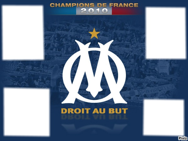 olympiques marseille Photo frame effect