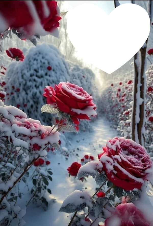 Rose hiver Φωτομοντάζ