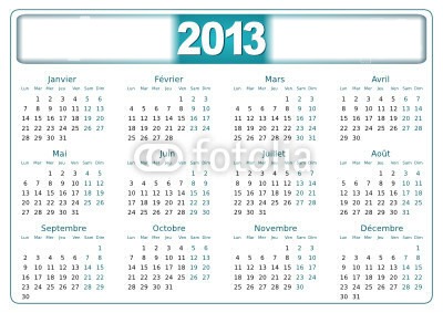 calendrier 2013 Fotomontāža