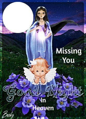 GOOD NIGHT ANGEL Photomontage