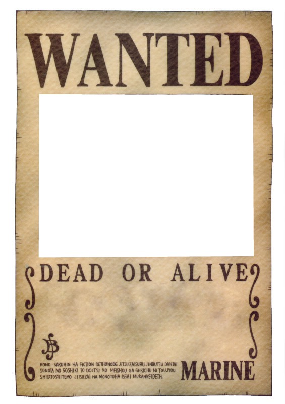 wanted Photo frame effect