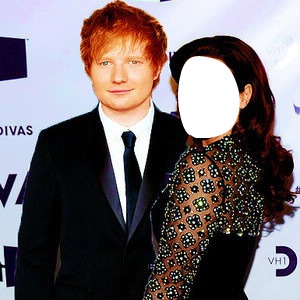 Ed Sheeran and Demi Lovato Fotomontagem