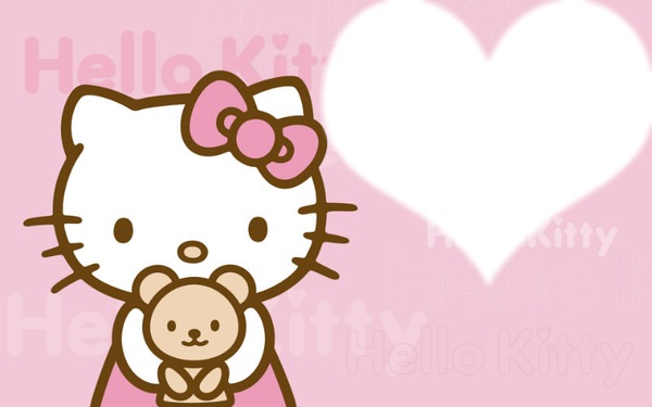 Hello Kitty Фотомонтажа