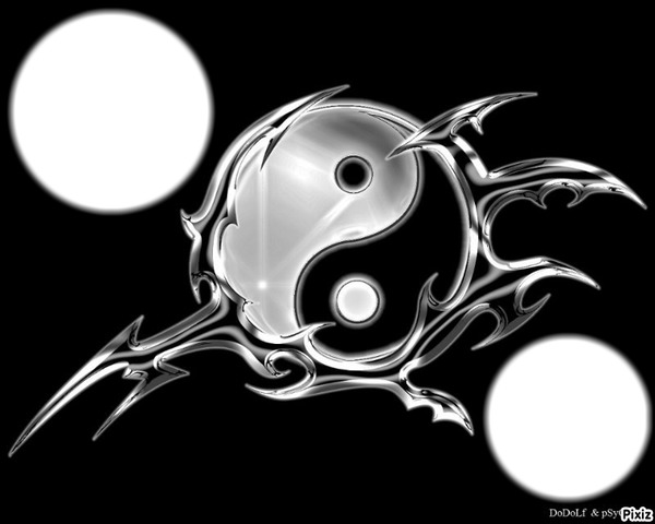 ying yang Fotomontáž