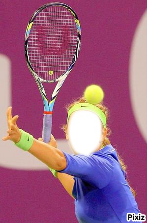 tennis Photo frame effect