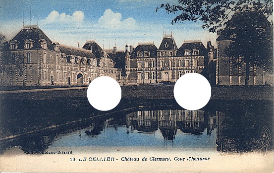 Château de Clermont Photo frame effect