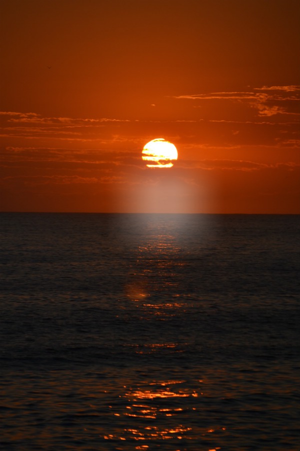 puesta de sol Фотомонтажа