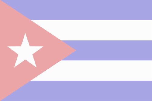 drapeau cuba フォトモンタージュ