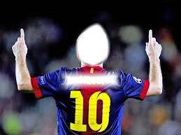 Messi 10 Photo frame effect