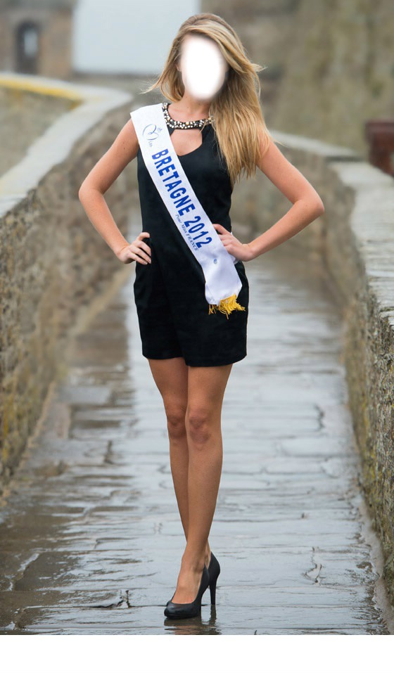 Miss Bretagne Фотомонтаж