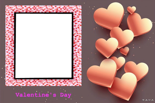 Valentine's Day Photomontage
