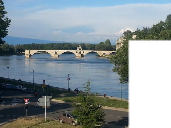 pont d avignon Photo frame effect