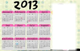 calendario 2013 Fotómontázs