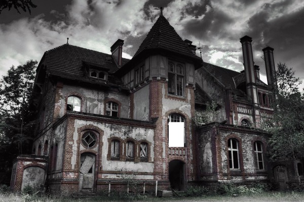maison ghost Fotomontáž