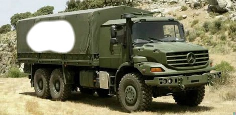 camion militaire Montaje fotografico
