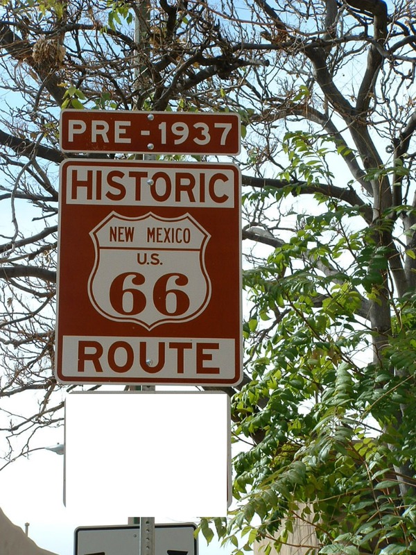 la route 66 Montaje fotografico