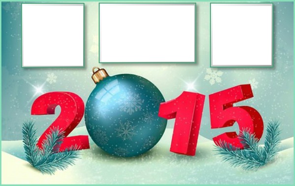 Bonne Année 2015 Fotomontage