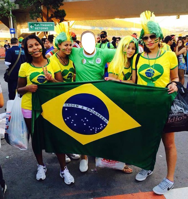brazil 2014 Montaje fotografico
