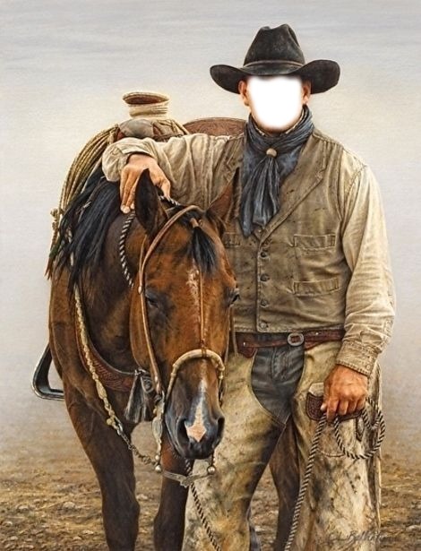 Cowboy Montaje fotografico