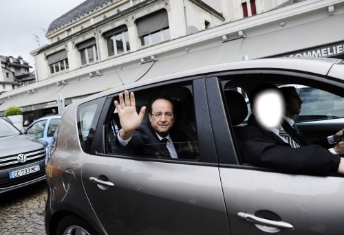 Francois Hollande Photo frame effect
