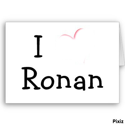 I love ronan Φωτομοντάζ
