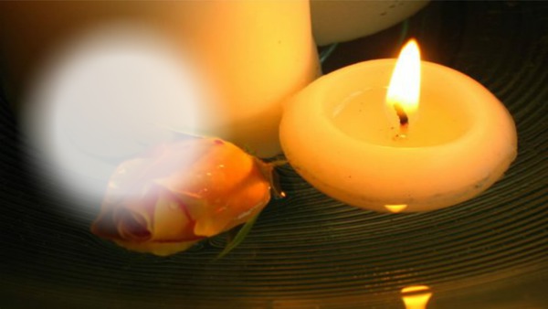Candle Photo frame effect