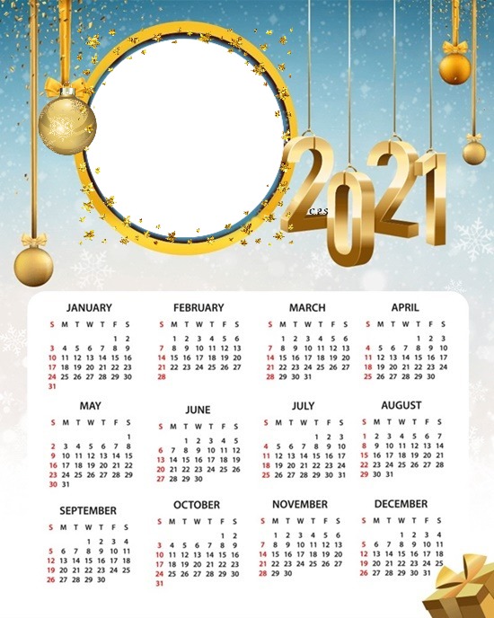 Cc Calendario 2021 Montaje fotografico