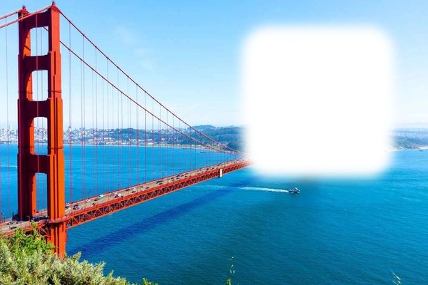 San Francisco bridge Fotomontage