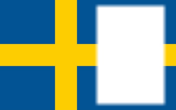 Sweden flag Фотомонтаж
