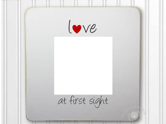 Love at first sight Photo frame effect