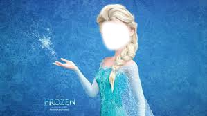 Elsa Ľadové Kráľovstvo Photo frame effect