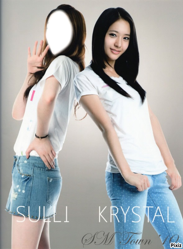 Moi & Krystal Fotomontáž