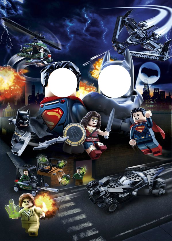 batman vs superman Fotomontáž