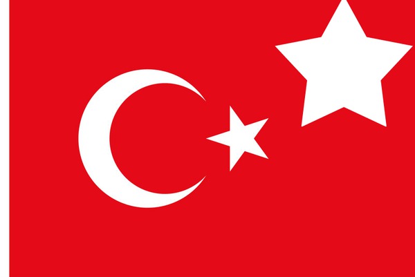 Türk Bayrağı Fotomontagem