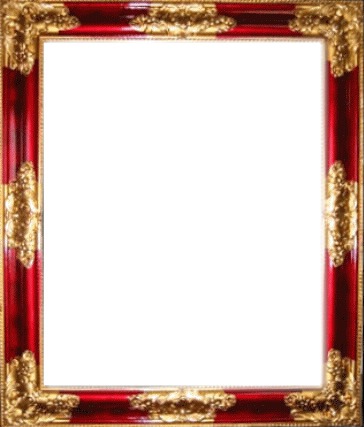 cadre rouge et or Фотомонтаж
