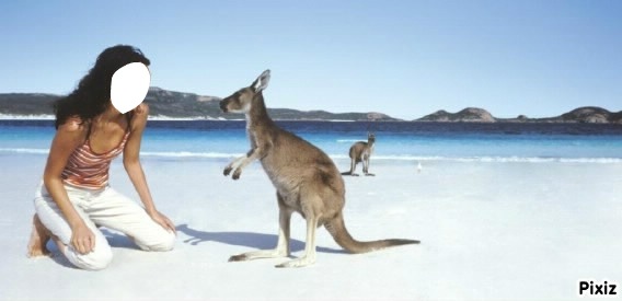 australie Photo frame effect