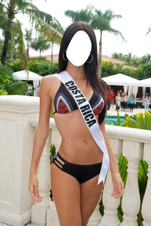 Miss Costa Rica Photo frame effect