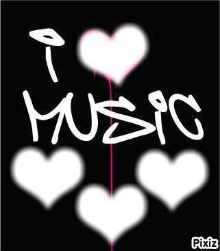 I love music Fotomontažas