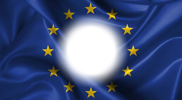 European Union flag Photomontage