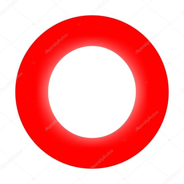 cercle rouge Fotomontage